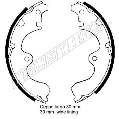 TRUSTING 7326 Brake Shoe Set